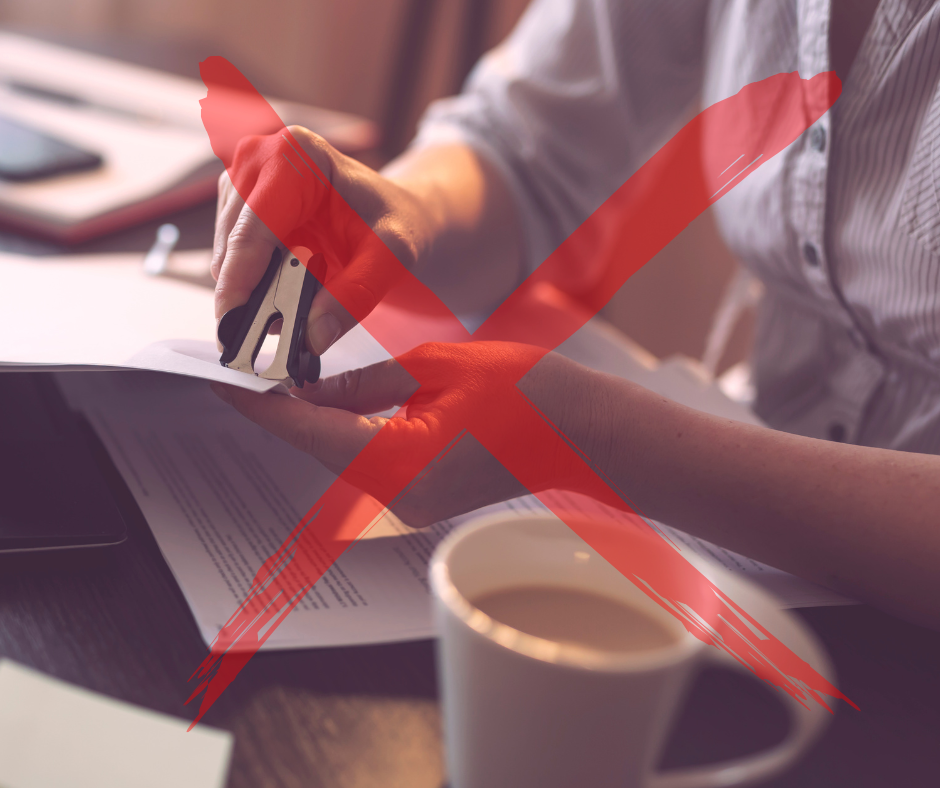 Executor handling a Will with staples intact – why you should never unstaple a Will in NSW